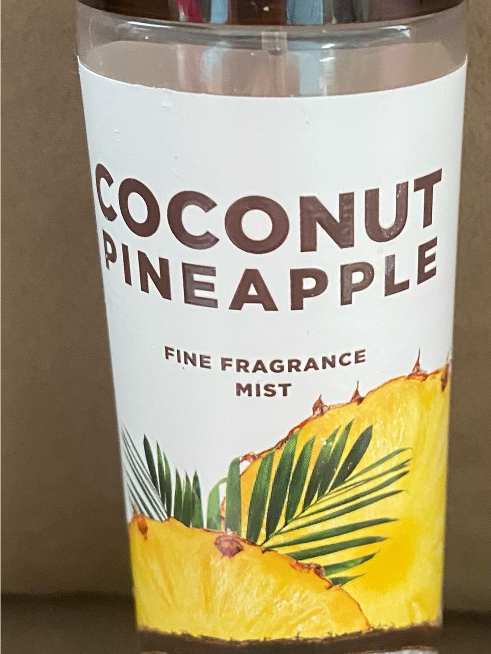 Bath & Body Works Coconut Pineapple Fine Fragrance Mist - White, Yellow, Green